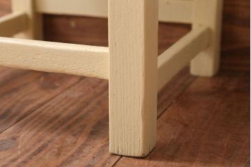 アンティーク家具　アンティーク　小ぶりでかわいいおしゃれなペイントチェア(子供用椅子)(2)