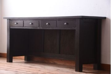 アンティーク家具　アンティーク　特大!古いナラ材製のカウンターテーブル