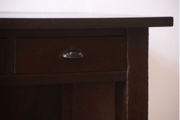 アンティーク家具　アンティーク　特大!古いナラ材製のカウンターテーブル