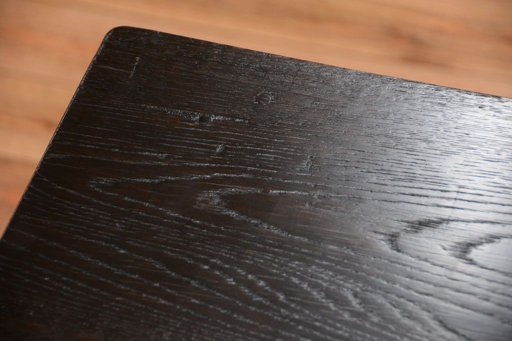 アンティーク家具　アンティーク　特大!古いナラ材製のカウンターテーブル(2)