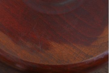 アンティーク雑貨　和製アンティーク　古い栃材製の刳り貫き茶櫃(小物入れ)