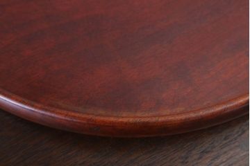 アンティーク雑貨　和製アンティーク　古い栃材製の刳り貫き茶櫃(小物入れ)