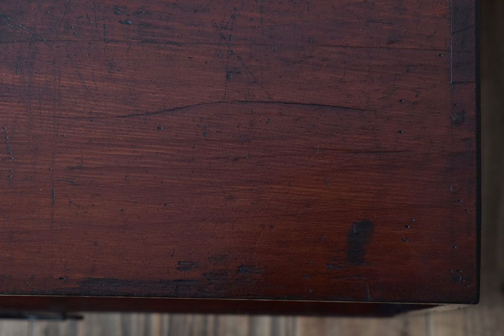 アンティーク家具　古民具・骨董　明治〜大正期　引き出し付きの古い戸棚