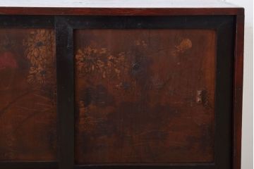 アンティーク家具　古民具・骨董　明治〜大正期　引き出し付きの古い戸棚