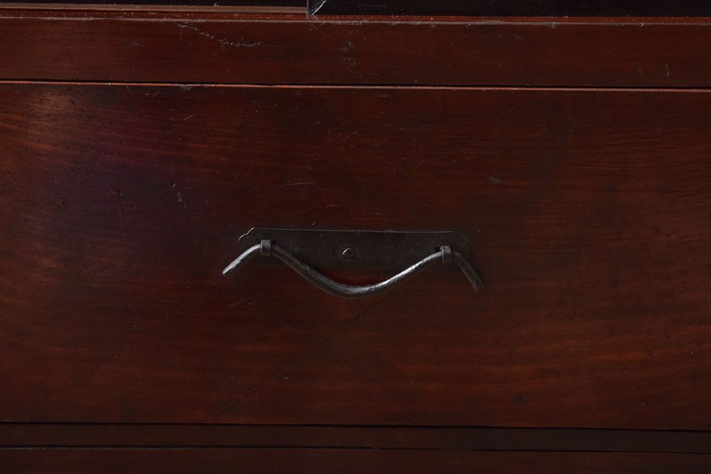 アンティーク家具　古民具・骨董　明治〜大正期　引き出し付きの古い戸棚