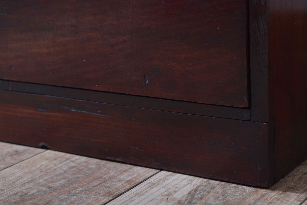 アンティーク家具　古民具・骨董　明治〜大正期　引き出し付きの古い戸棚