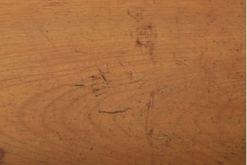 レトロ家具　昭和レトロ　ダイヤガラス入り!古い木製の小ぶりな本箱(ブックケース)