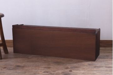 アンティーク家具　和製アンティーク　古い木の20杯小引き出し