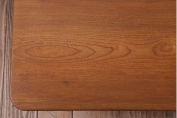 アンティーク家具　アンティーク　古い木のシンプルなちゃぶ台(センターテーブル)(2)