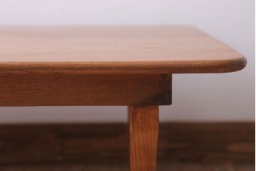 アンティーク家具　アンティーク　古い木のシンプルなちゃぶ台(センターテーブル)(2)