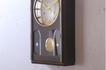 アンティーク雑貨　昭和レトロ　SEIKO(セイコー)　PA404　手巻き式振り子時計(柱時計・掛け時計)