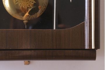 アンティーク雑貨　昭和レトロ　SEIKO(セイコー)　PA404　手巻き式振り子時計(柱時計・掛け時計)