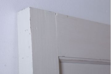 アンティークペイント　ダイヤガラス入り!大きな古いドア