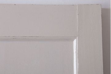 アンティークペイント　ダイヤガラス入り!大きな古いドア