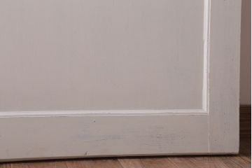 アンティークペイント　ダイヤガラス入り!大きな古いドア