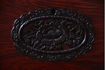 中古　吉野民芸　車箪笥(衣装箪笥)