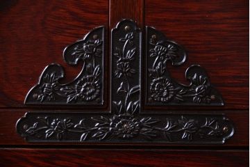 中古　吉野民芸　車箪笥(衣装箪笥)