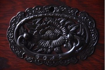 中古　吉野民芸　車箪笥(衣装箪笥)