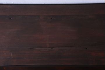 ラフジュ工房オリジナル　脚付きのシンプルな背の低いアイアンラック(大)