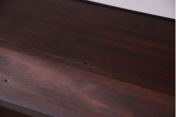 ラフジュ工房オリジナル　脚付きのシンプルな背の低いアイアンラック(大)