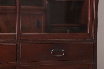 アンティーク家具　和製アンティーク　大正〜昭和期　上品な茶箪笥(収納棚)