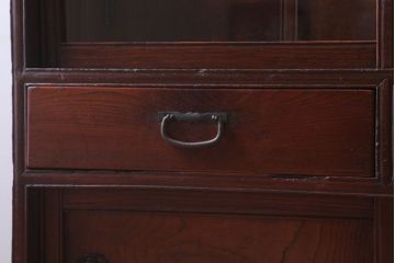 アンティーク家具　和製アンティーク　大正〜昭和期　上品な茶箪笥(収納棚)
