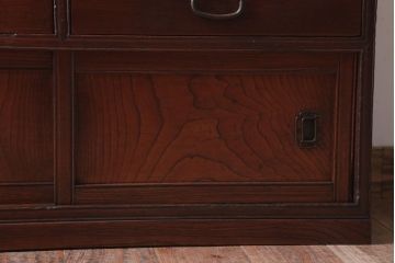アンティーク家具　和製アンティーク　大正〜昭和期　上品な茶箪笥(収納棚)