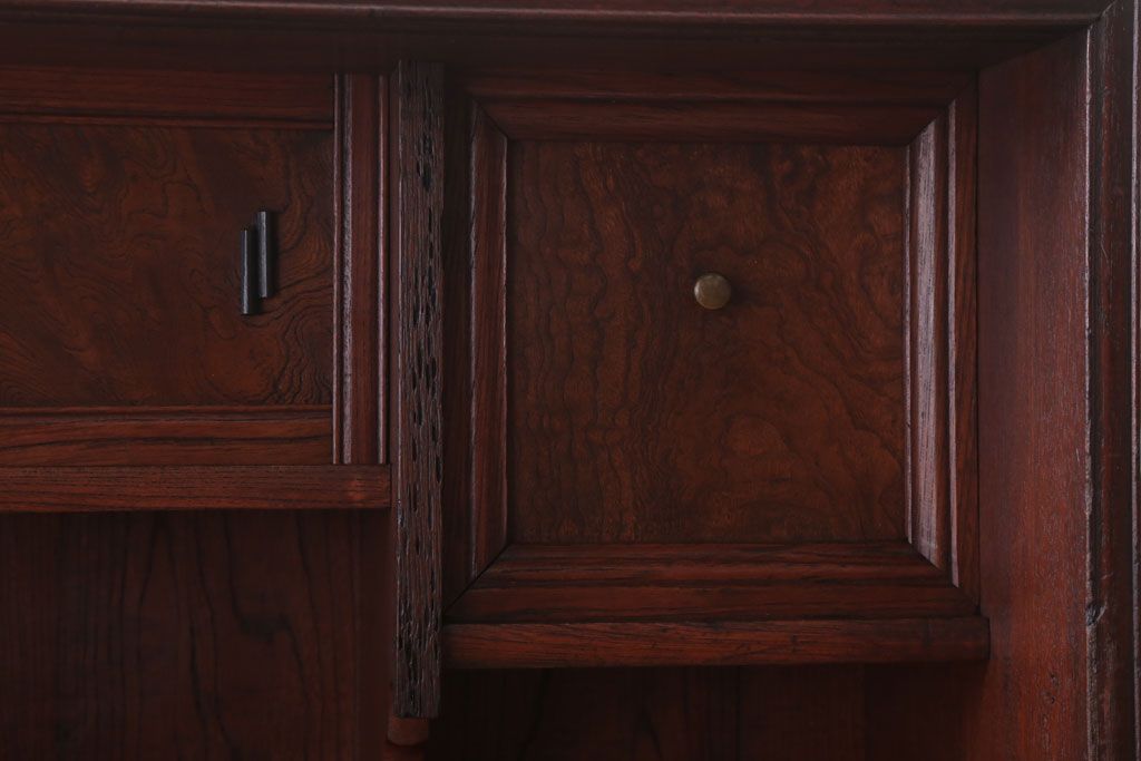 アンティーク家具　和製アンティーク　大正〜昭和期　上品な茶箪笥(収納棚)