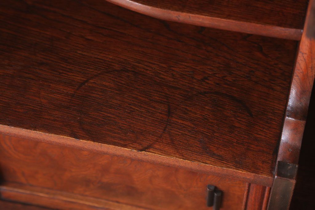 アンティーク家具　和製アンティーク　大正〜昭和期　上品な茶箪笥(収納棚)