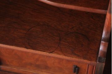 アンティーク家具　和製アンティーク　大正〜昭和期　上品な茶箪笥(収納棚)