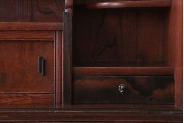 アンティーク家具　和製アンティーク　大正〜昭和期　上品な茶箪笥(収納棚)