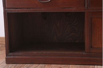 アンティーク家具　和製アンティーク　大正〜昭和期　上品な茶箪笥(収納棚)