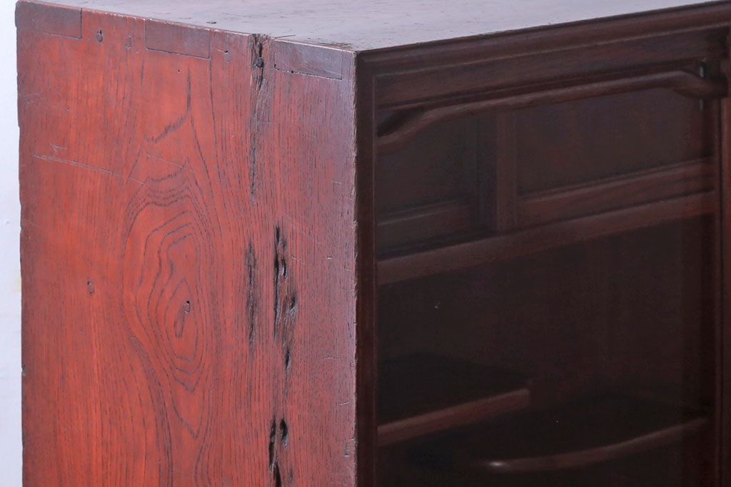 アンティーク家具　和製アンティーク　大正〜昭和期　上品な茶箪笥(収納棚)