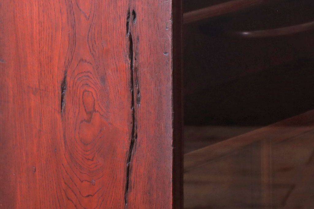 アンティーク家具　和製アンティーク　大正〜昭和期　上品な茶箪笥(収納棚)