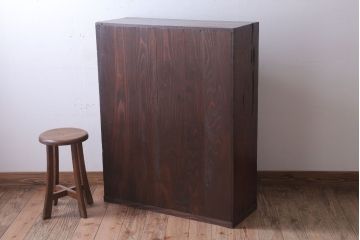 アンティーク家具　和製アンティーク　大正〜昭和期　上品な茶箪笥(収納棚)