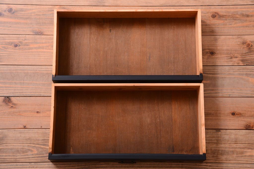 アンティーク家具　大正ロマン　色ガラス入り!特大アンティーク本箱(ブックケース)