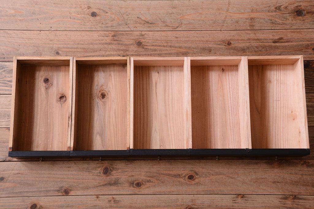 アンティーク家具　大正ロマン　色ガラス入り!特大アンティーク本箱(ブックケース)