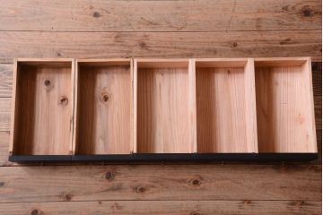 アンティーク家具　大正ロマン　色ガラス入り!特大アンティーク本箱(ブックケース)