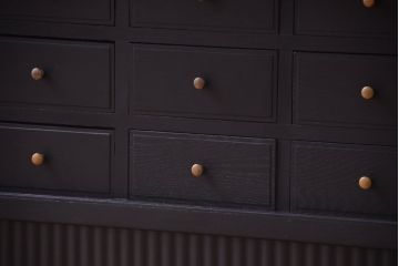 アンティーク家具　大正ロマン　色ガラス入り!特大アンティーク本箱(ブックケース)