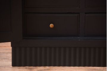 アンティーク家具　大正ロマン　色ガラス入り!特大アンティーク本箱(ブックケース)