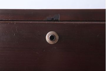 レトロ家具　昭和レトロ　シンプルな二段重ね衣装箪笥(チェスト)