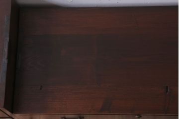 レトロ家具　昭和レトロ　シンプルな二段重ね衣装箪笥(チェスト)