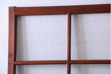 昭和レトロ　店舗におすすめ!背が高いアンティークガラス戸2枚セット