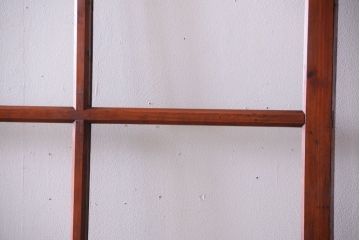 昭和レトロ　店舗におすすめ!背が高いアンティークガラス戸2枚セット