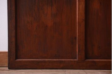 昭和レトロ　店舗におすすめ!背が高いアンティークガラス戸2枚セット