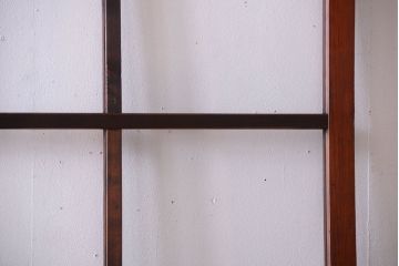 昭和レトロ　店舗におすすめ!背が高いアンティークガラス戸2枚セット