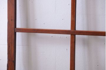 昭和レトロ　店舗におすすめ!背が高いアンティークガラス戸2枚セット