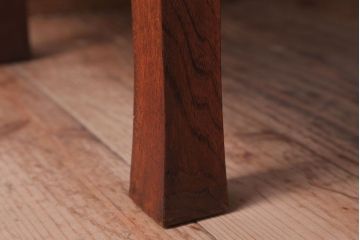 アンティーク家具　アンティーク　古い木のシンプルなちゃぶ台(センターテーブル)(3)