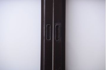 古民具・骨董 明治〜大正期　すりガラス帯の引き戸3枚セット(ガラス帯戸)