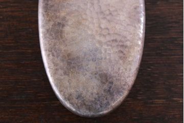 アンティーク雑貨　アンティーク 純銀 服部製 小判型小物入れ 71.5g